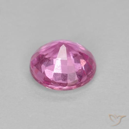 Sapphire Gemstone in 5 mm (calibrated) Size for Sale, Sapphire Stone in Medium Pink Color