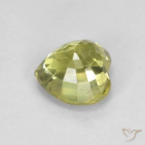 Sapphire Gemstone in 4.6 x 4.6 mm Size for Sale, Sapphire Stone in Medium Yellow Color