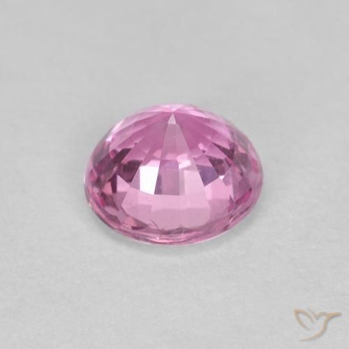 Sapphire Gemstone in 5 mm (calibrated) Size for Sale, Sapphire Stone in Royal Purple Pink Color