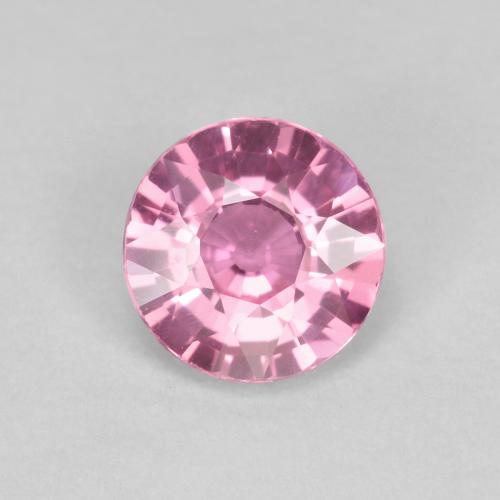pink Saphir Edelstein - 0.5ct Rund Facettenschliff (ID: 628166)