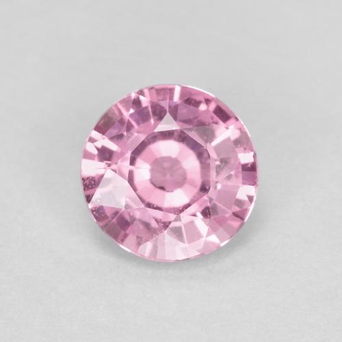 Saphir Rose round facet 0,53 ct de Madagascar, dimension 5mm, pierre gemme naturelle Chauffé, pureté vvs-vs, 1 pièce Saphir de couleur Rose vif, dureté Mohs de 9 convient aux bijoux de tous les jours, pierre de sagesse, Pierre de Sagesse, Photo A