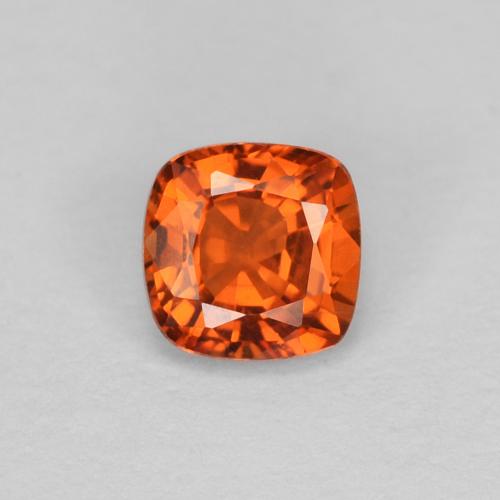 Красновато-оранжевый Сапфир Камень - 0.4ct Огранка Подушечка (ID: 630660)