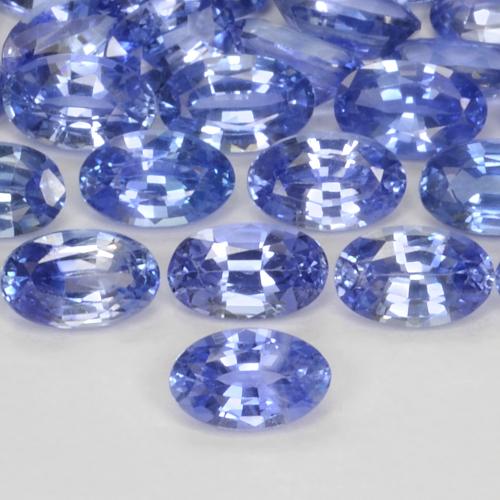 0.29 ct Blue Sapphire Gemstone, Sapphire Gem in Oval Facet Shape for Sale.