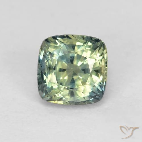 0.98ct Natural Multicolor Sapphire, Cushion, VS