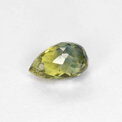 0,4 ct briolette-schliff mehrfarbiger Saphir aus Madagaskar, Größe 4,7mm, natürlicher Edelstein, VVS-VS Reinheit, 1 Stück briolette-schliff Saphir, Mohs-Härte von 9 Geeignet für den täglichen Gebrauch im Schmuck , Jahr des Tigers-Edelsteins, Photo A