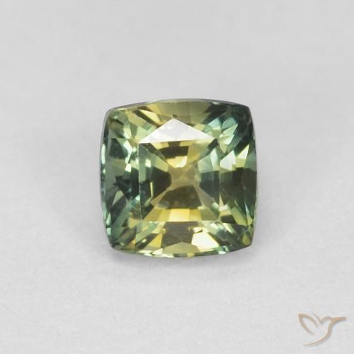 0.65ct Natural Multicolor Sapphire, Cushion, VVS