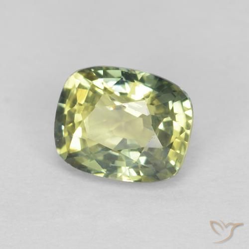 0.73 ct Multicolor Sapphire Stone, Natural Sapphire in Cushion-Cut Shape for Sale