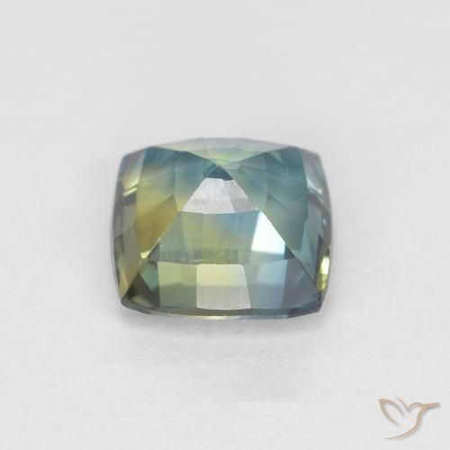 Sapphire Gemstone in 5 x 5 mm (calibrated) Size for Sale, Sapphire Stone in Teal Color