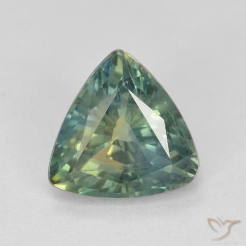 1.41 ct Loose Trillion Cut Sapphire, 6.9 x 6.7 mm From Madagascar, Photo A