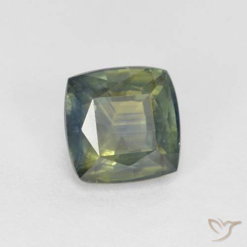 0.97ct Natural Multicolor Sapphire, Cushion, VS