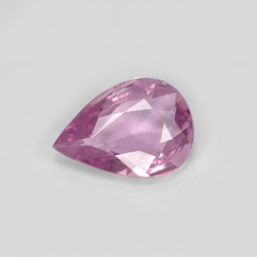 Zaffiro Sfaccettatura a pera da 0,58 ct dalla Tanzania, dimensione 6,9 x 4,9mm, purezza VVS, pietra preziosa naturale non trattati, Zaffiro 1pc in colore Viola chiaro, durezza Mohs di 9 adatto per gioielli da indossare ogni giorno, Pietra della saggezza, Photo A