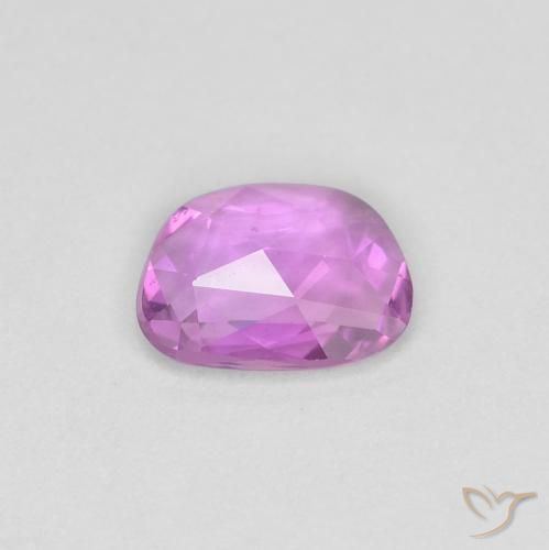 Sapphire Gemstone in 6 x 4.8 mm Size for Sale, Sapphire Stone in Medium Light-Purple Color