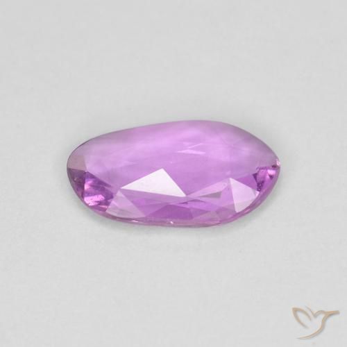 Sapphire Gemstone in 8 x 4.7 mm Size for Sale, Sapphire Stone in Medium Purple Color