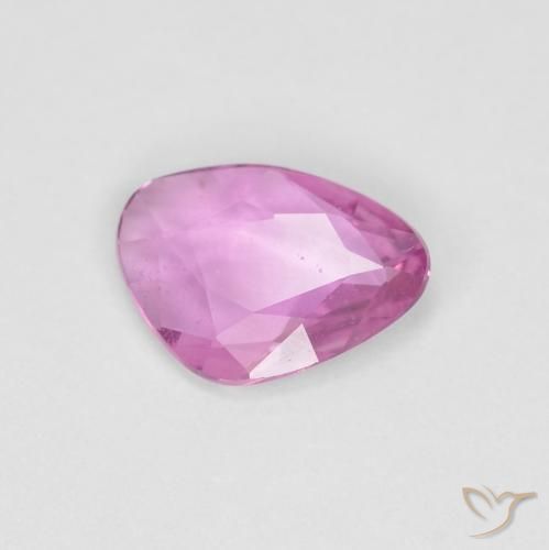0.58 ct Pink Sapphire Stone, Natural Sapphire in Fancy Cut Shape for Sale