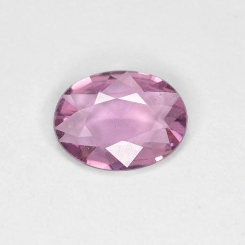 Zaffiro 6,8 x 5,1mm viola Ovale sfaccettato dalla Tanzania, peso di 0,58 ct, gemma naturale non trattati in purezza VS, 1 pezzo Zaffiro - Colore: Magenta chiaro, durezza Mohs di 9 adatto per gioielli da indossare ogni giorno, Pietra portafortuna di settembre, Photo A