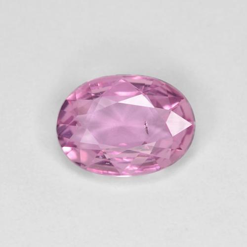 Saphir Violet oval facet 0,78 ct de Tanzanie, dimension 7 x 5,1mm, pierre gemme naturelle Non traité, pureté VS, 1 pièce Saphir de couleur Pourpre rougeâtre léger, dureté Mohs de 9 convient aux bijoux de tous les jours, pierre de sagesse, Pierre du zodiaque Taureau, Photo A