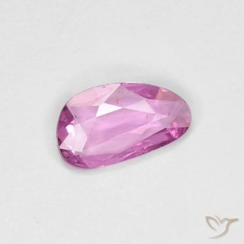 0.60 ct Purple Sapphire Stone, Natural Sapphire in Fancy Cut Shape for Sale