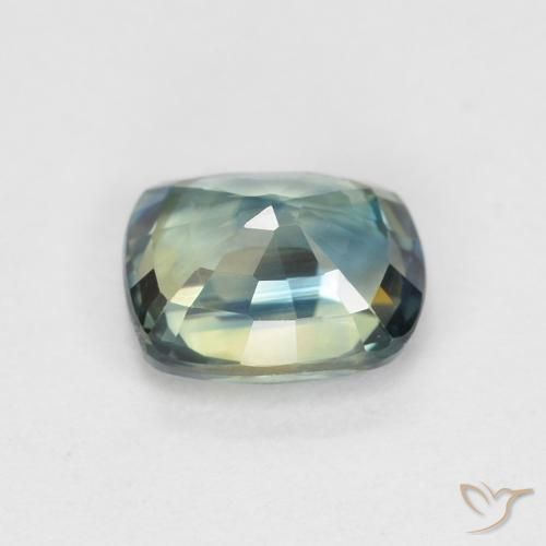 Sapphire Gemstone in 6 x 5 mm Size for Sale, Sapphire Stone in Greenish Blue Color
