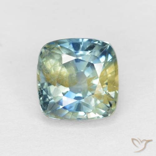 1.15ct Natural Multicolor Sapphire, Cushion, VS