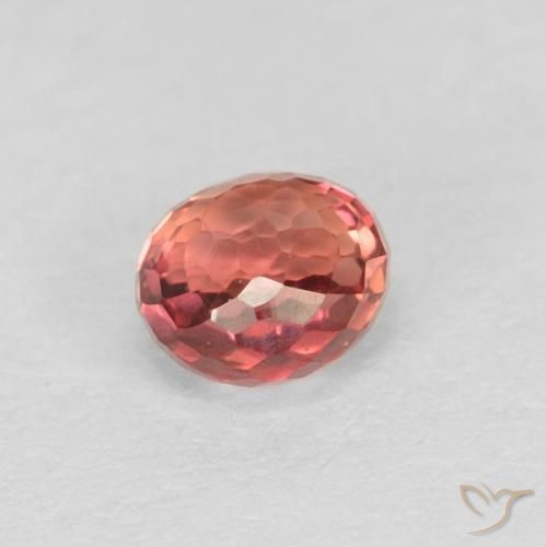 Sapphire Gemstone in 4 mm (calibrated) Size for Sale, Sapphire Stone in Light Red Color