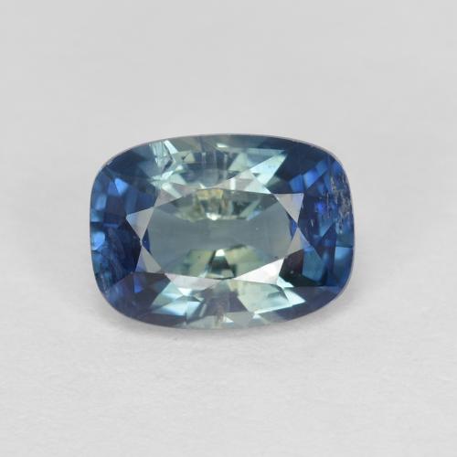 7,3 x 5,4mm Zaffiro blu Taglio a cuscino dal Madagascar, peso di 1,46 ct, pietra preziosa naturale Riscaldato in purezza VS, Zaffiro 1pz - il colore è Blu, durezza Mohs di 9 adatto per gioielli da indossare ogni giorno, Mostra grande brillantezza, Photo A