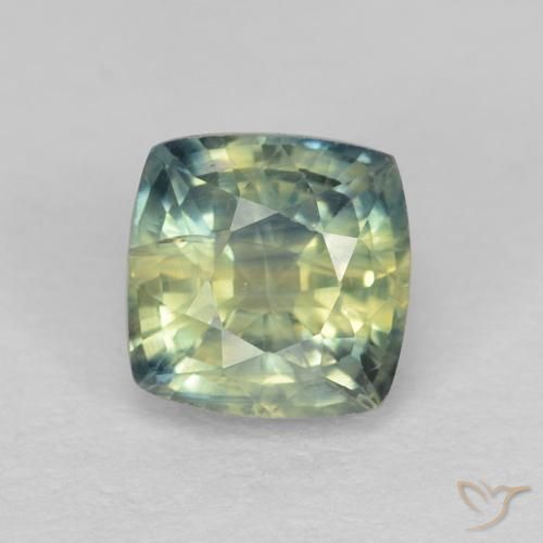 0.94ct Natural Multicolor Sapphire, Cushion, VS-SI