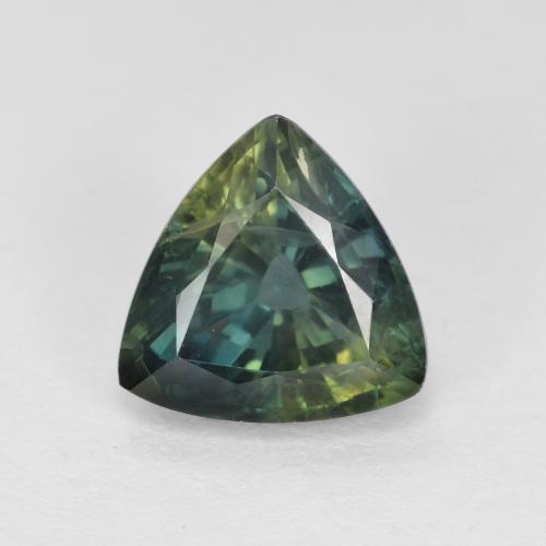 2,21ct Sfaccettatura trilliant multicolore Zaffiro dal Madagascar, Dimension 7,8 x 7,4mm, Natural Riscaldato Gemstone, VS Clarity, 1 piece Zaffiro in Multicolore Color, Mohs Hardness of 9 adatto per gioielli da indossare ogni giorno, Pietra zodiacale Toro, Photo A
