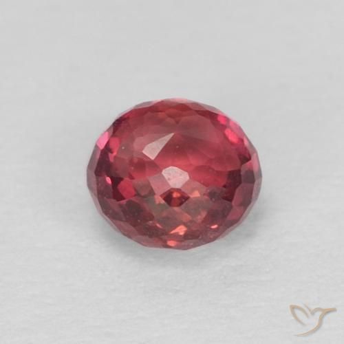 Sapphire Gemstone in 3.8 mm Size for Sale, Sapphire Stone in Medium Dark-Red Color