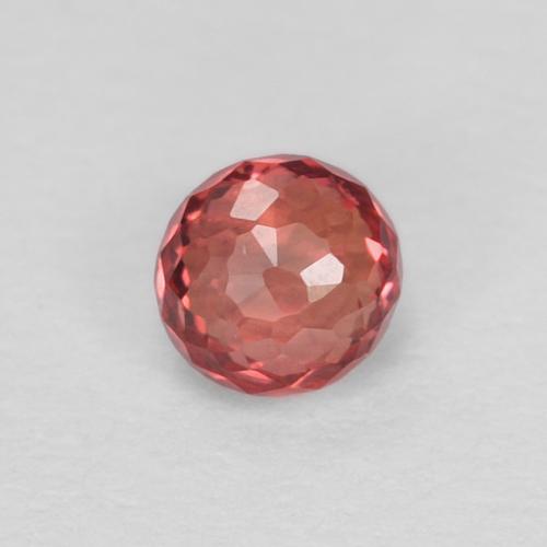 3,4mm runder rosa Saphir aus Tansania, Gewicht von 0,27 ct, natürlicher Edelstein in VVS Reinheit, 1 Stück runder Saphir - Farbe: Mittelrosa, Mohs-Härte von 9 Geeignet für den täglichen Gebrauch im Schmuck, Symbolisiert Überfluss und Wohlstand, Photo A