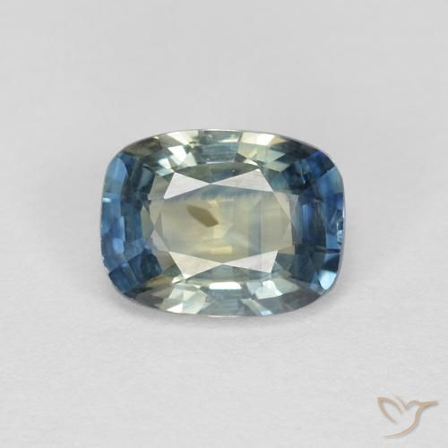 1.07ct Natural Multicolor Sapphire, Cushion, VS-SI