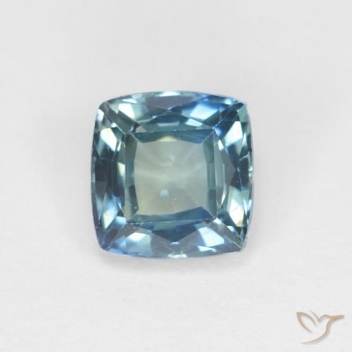 0.97ct Natural Teal Sapphire, Cushion, VS