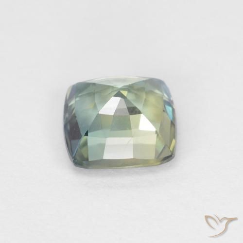 Sapphire Gemstone in 5.3 x 5.2 mm Size for Sale, Sapphire Stone in Teal Color