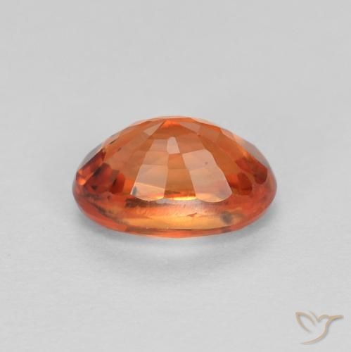 Sapphire Gemstone in 6 x 4 mm (calibrated) Size for Sale, Sapphire Stone in Medium Red Color