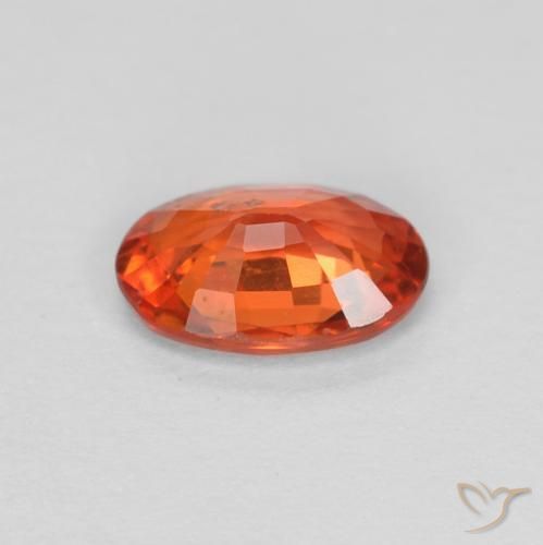Sapphire Gemstone in 6 x 4 mm (calibrated) Size for Sale, Sapphire Stone in Bright Crimson Red Color