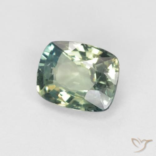 0.93 ct Blue Sapphire Stone, Natural Sapphire in Cushion-Cut Shape for Sale