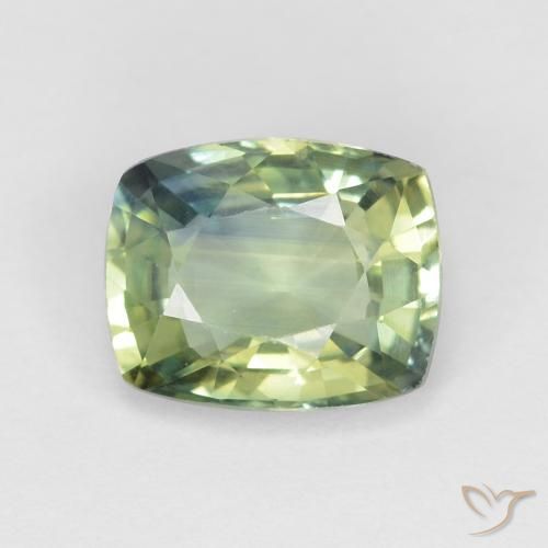 1.29ct Natural Multicolor Sapphire, Cushion, VVS
