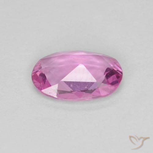 Sapphire Gemstone in 6 x 4 mm (calibrated) Size for Sale, Sapphire Stone in Deep Pink Color