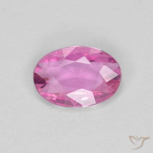 0.39ct Natural Royal Purple Pink Sapphire, Oval, VVS-VS