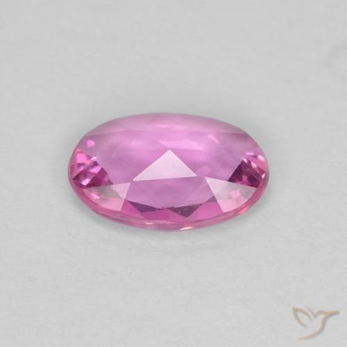 Sapphire Gemstone in 6 x 4 mm (calibrated) Size for Sale, Sapphire Stone in Royal Purple Pink Color