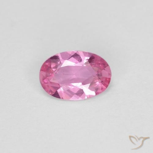 0.44ct Natural Royal Purple Pink Sapphire, Oval, VS
