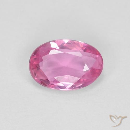 0.47ct Natural Medium Pink Sapphire, Oval, VVS