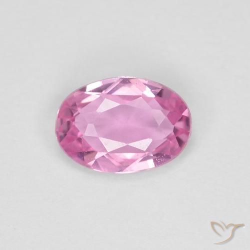 0.41ct Natural Hot Pink Sapphire, Oval, VVS