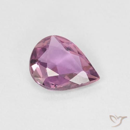 0.48 ct Pink Sapphire Stone, Natural Sapphire in Pear Facet Shape for Sale