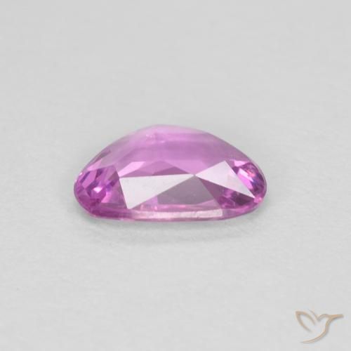 Sapphire Gemstone in 6.6 x 4.8 mm Size for Sale, Sapphire Stone in Medium Purple Color