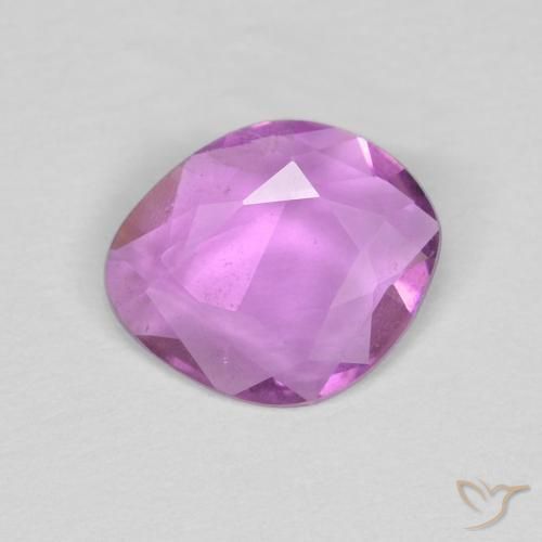 0.59 ct Purple Sapphire Stone, Natural Sapphire in Fancy Cut Shape for Sale
