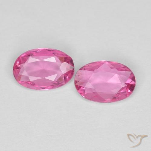 0.62 ct Loose Pink Sapphire, 5.6 x 3.8 mm Oval Cut From Madagascar, Photo A