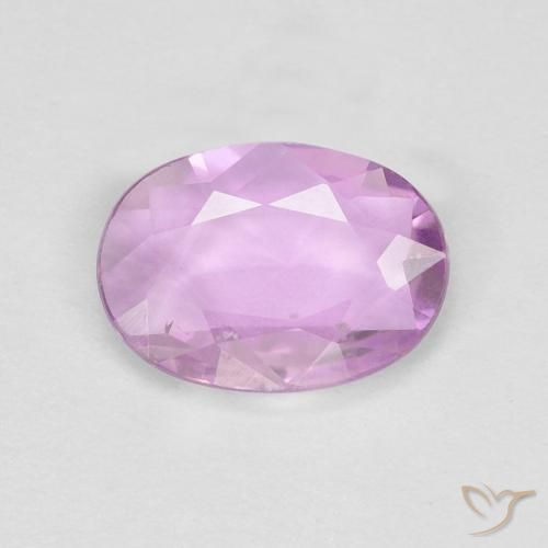 Zaffiro viola da 0,67 ct, taglio ovale da 7 x 5,1 mm, proveniente dal Madagascar, Photo A