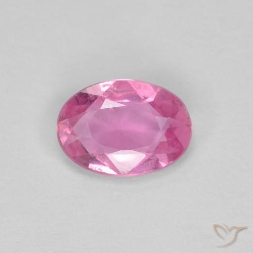 0.44ct Natural Royal Purple Pink Sapphire, Oval, VS