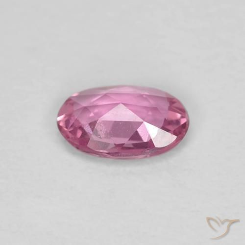 Sapphire Gemstone in 6 x 4 mm (calibrated) Size for Sale, Sapphire Stone in Medium Pink Color