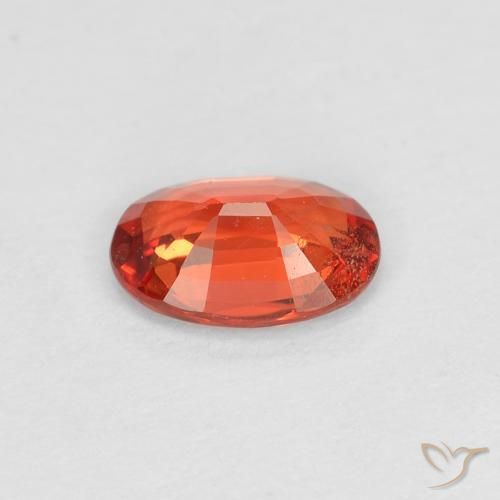 Sapphire Gemstone in 6 x 4 mm (calibrated) Size for Sale, Sapphire Stone in Medium Red Color